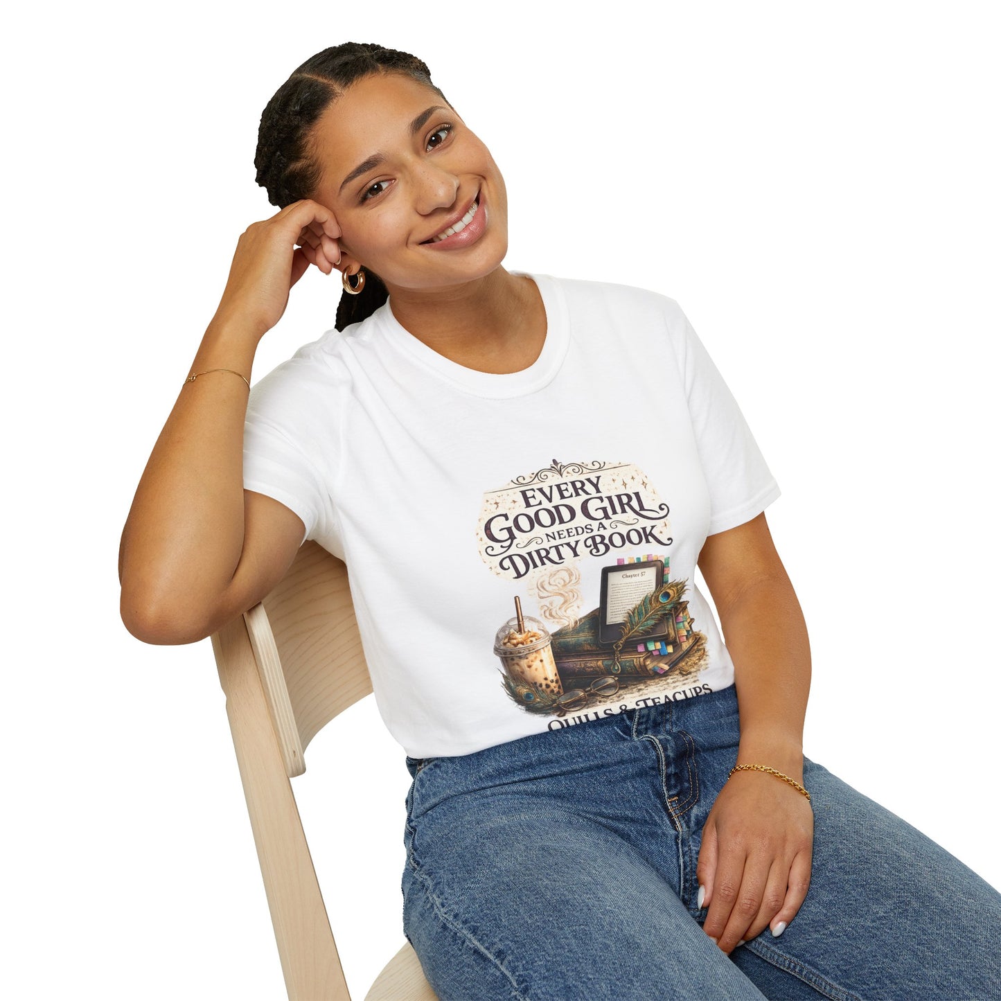Every Good Girl Needs a Dirty Book Tee ☕📚✨