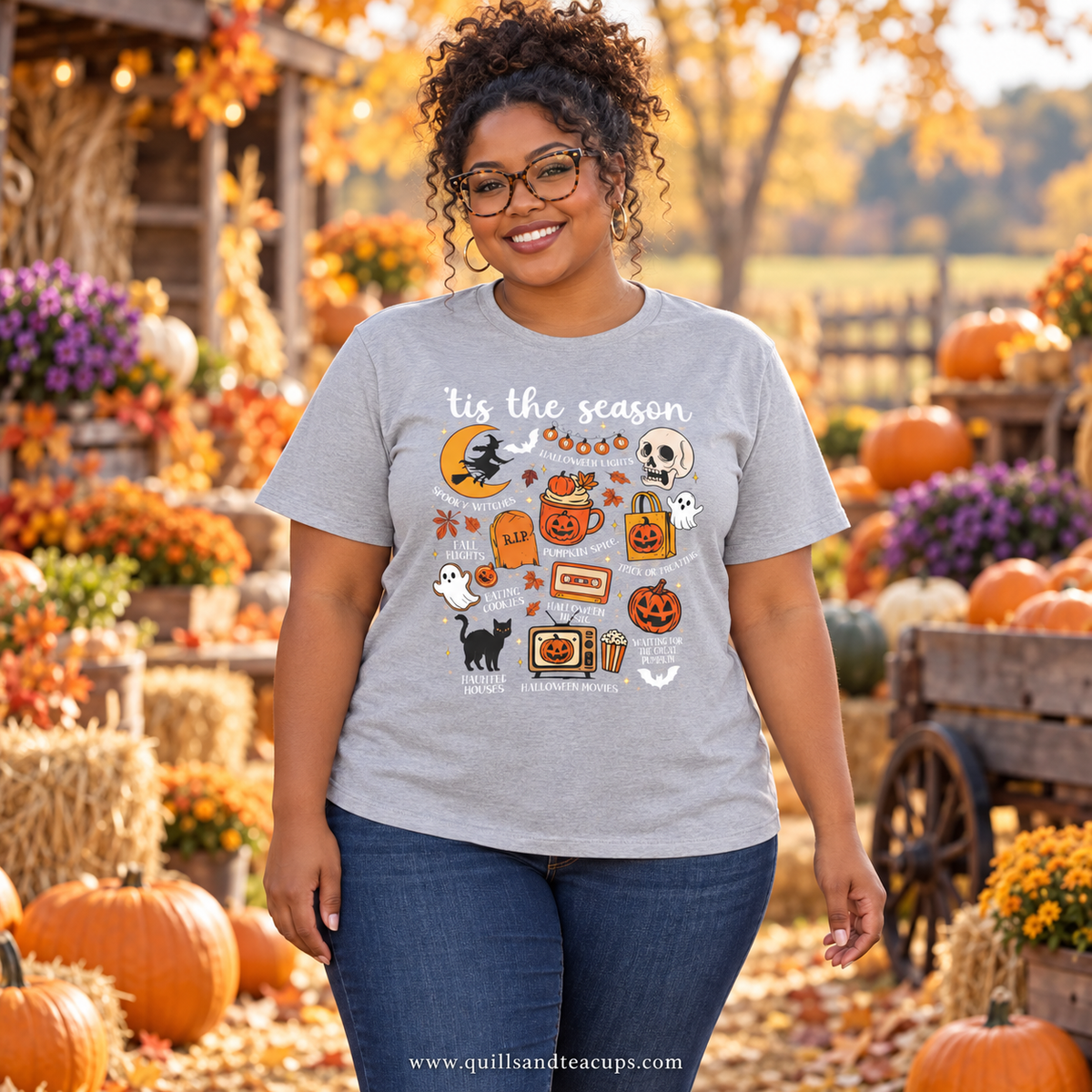 Tis the (Spooky) Season — Unisex Tee for the One Who Decorates in August
