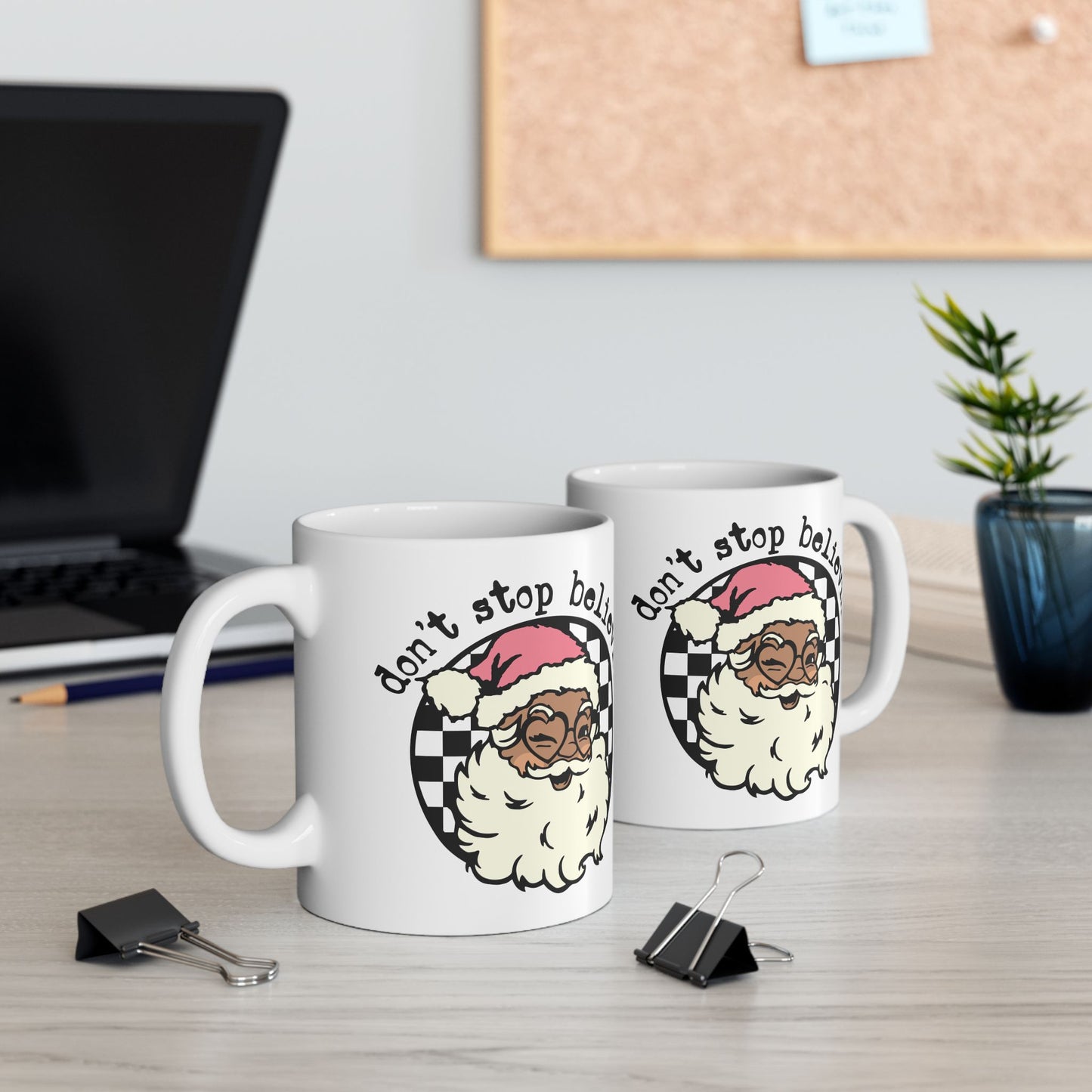 Santa "Keep Believin" Mug