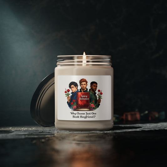 Why Choose Just One Book Boyfriend? — Romance Reader Soy Candle
