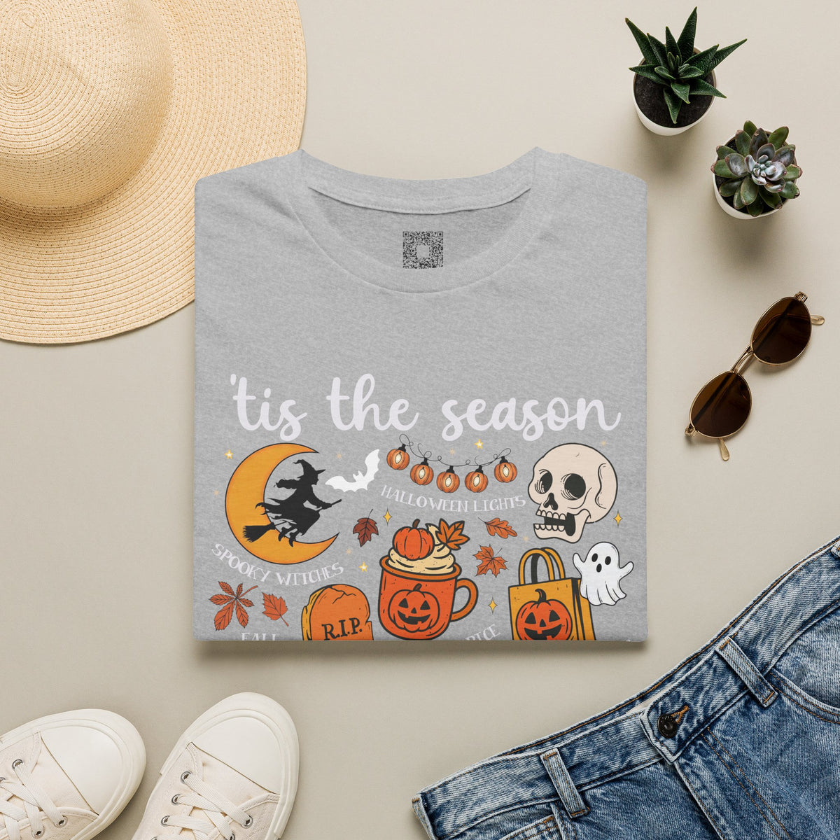 Tis the (Spooky) Season — Unisex Tee for the One Who Decorates in August