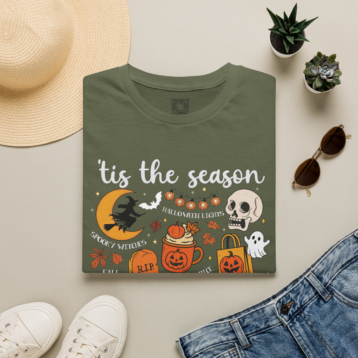 Tis the (Spooky) Season — Unisex Tee for the One Who Decorates in August