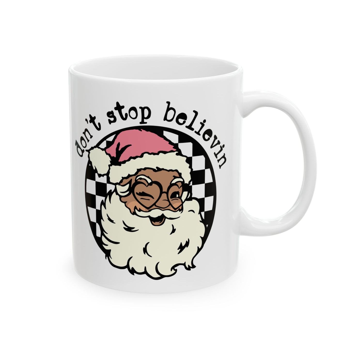 Santa "Keep Believin" Mug
