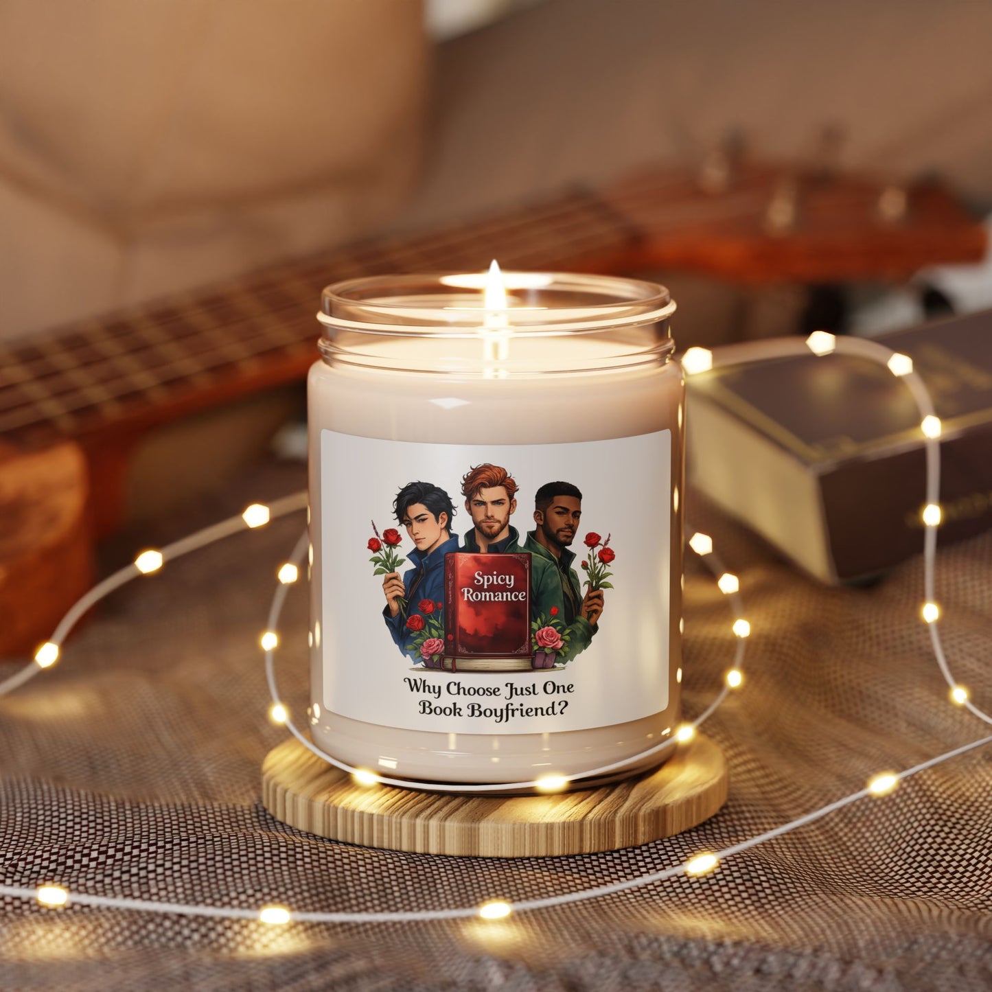 Why Choose Just One Book Boyfriend? — Romance Reader Soy Candle