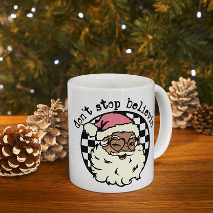 Santa "Keep Believin" Mug
