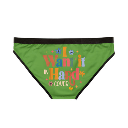 Women's Underwear (AOP) - I Want It Hard Cover - Smut Undies
