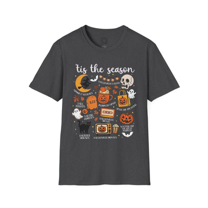 Tis The Season t-shirt, Spooky Season shirt, Spooky Season Shirt, Fall Fashion Top, Halloween Gift, Cozy Autumn Wear, Pumpkin Shirt