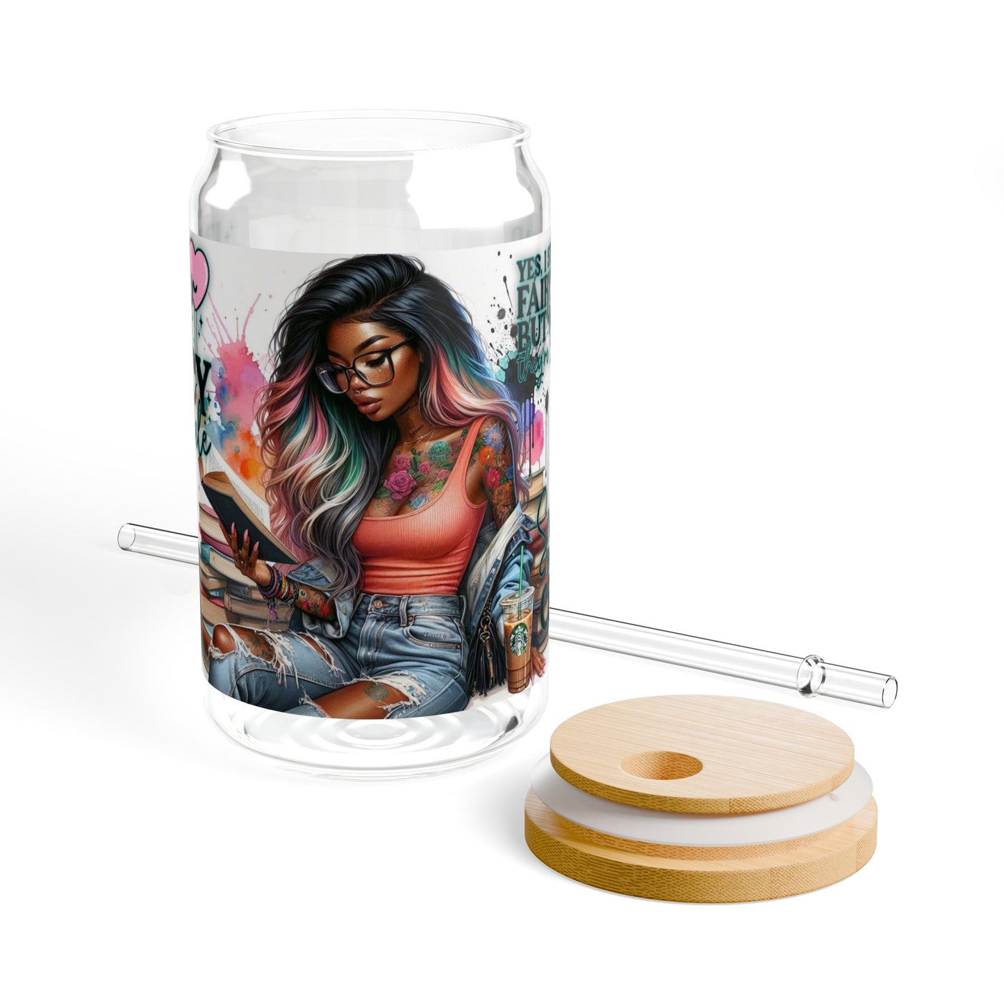 Smut Spicy Reader Glass, 16oz Drinkware for Book Lovers, Cool Gift for icy coffee drinkers, Bibliophile beverage