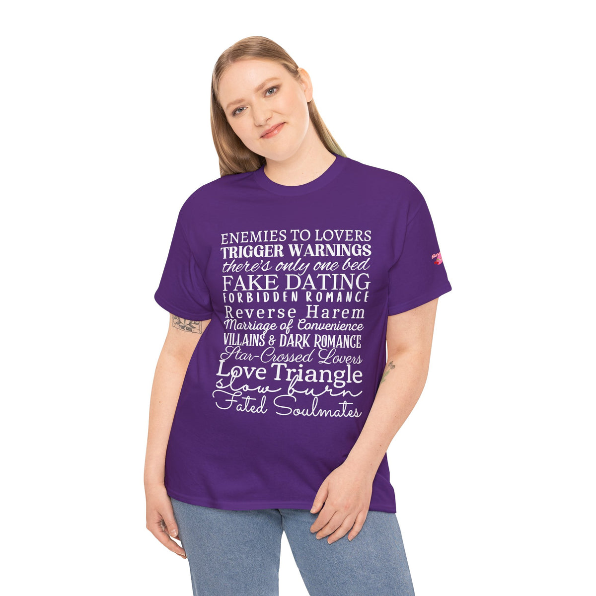 Romance Tropes Unisex Tee — Enemies to Lovers & Everything in Between