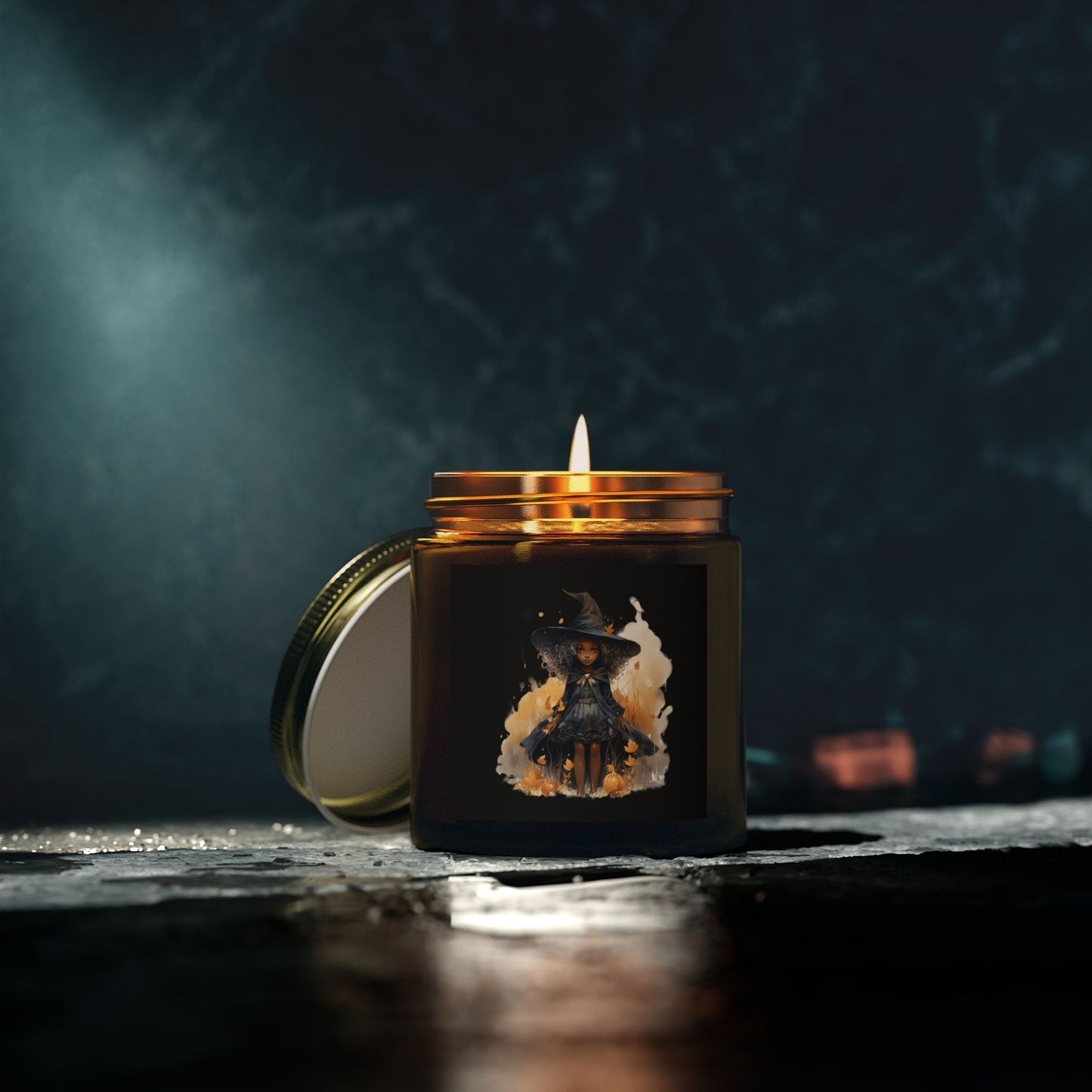 Enchanting Young Witch Scented Candle - Cozy Decor for Fall & Halloween, Gift for Witchy Souls, Summoning Relaxation, Aromatic Home Accents