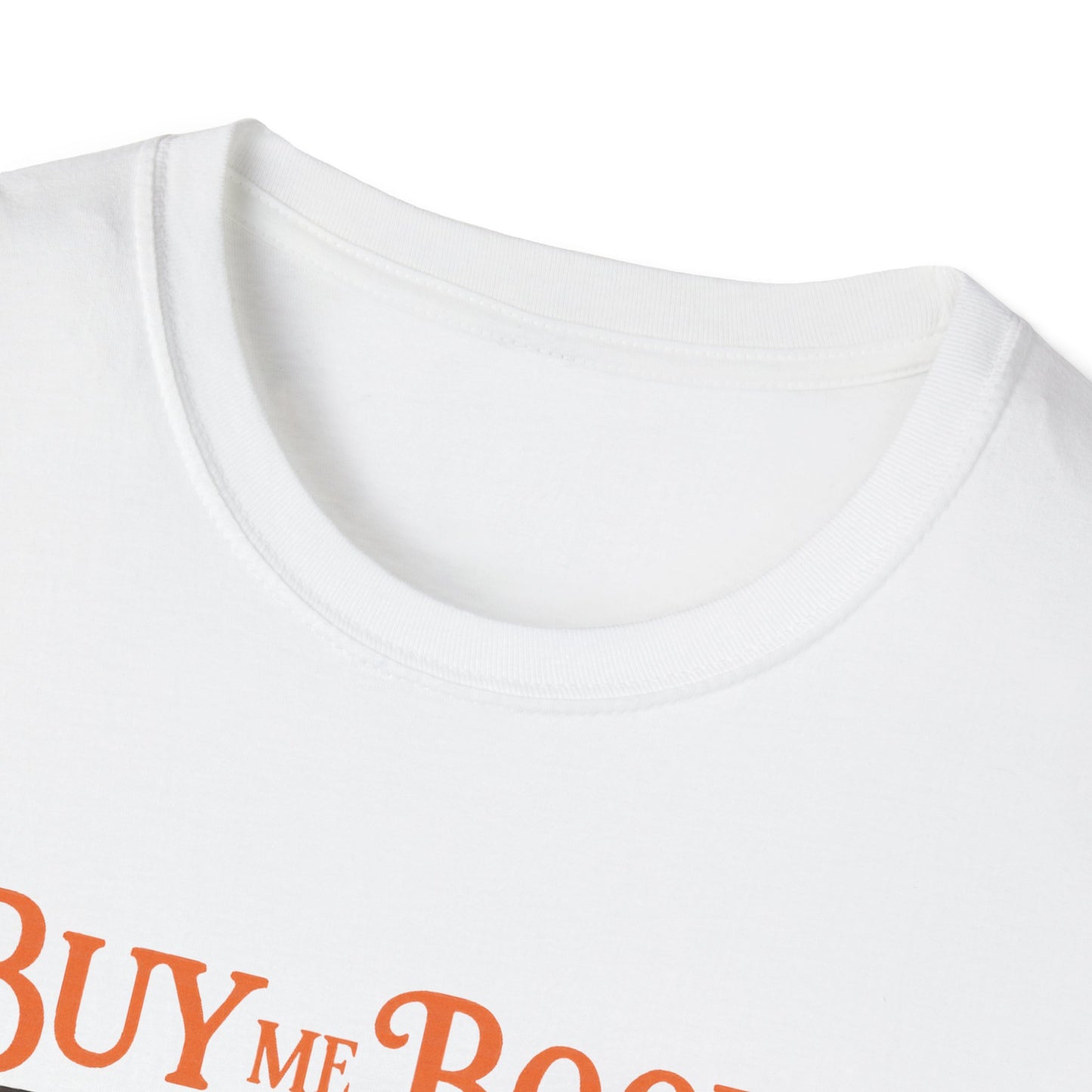 Literary Lover's Unisex Softstyle T-Shirt - Buy Me Books, Bookish Gift, Cozy Reading Tee, Bookworm Apparel, Gift for Bibliophiles