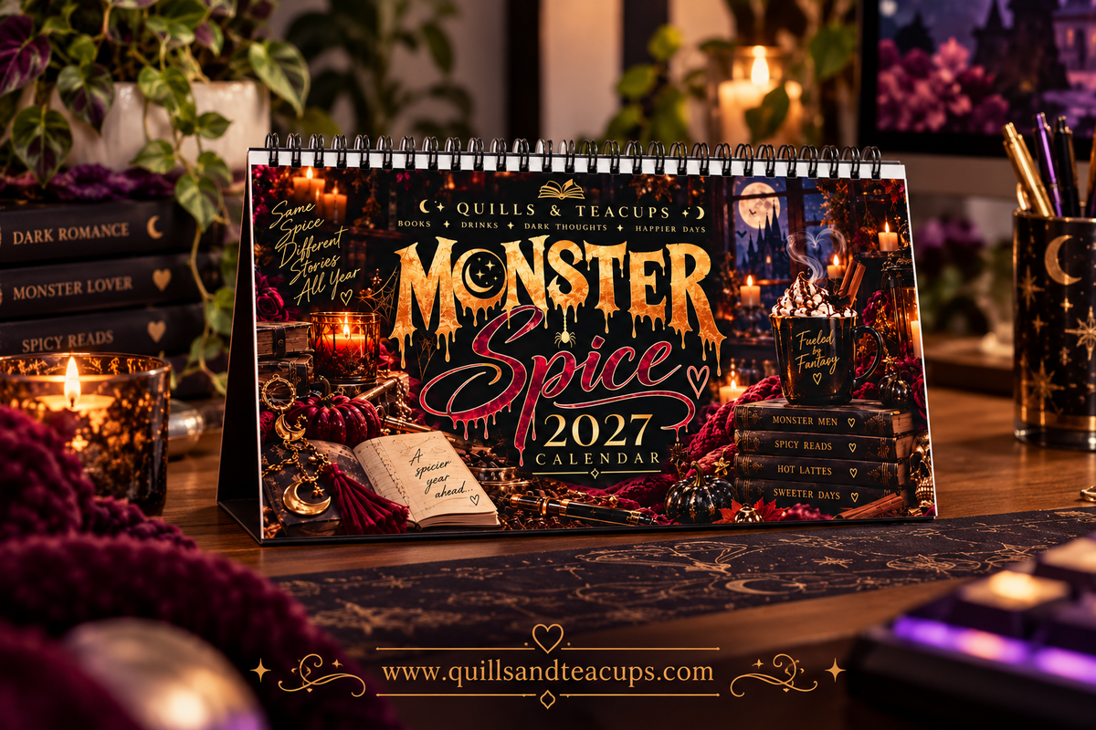 Monster Spice Latte: A 2027 Calendar of Fictional Men & Questionable Cravings ☕️👹