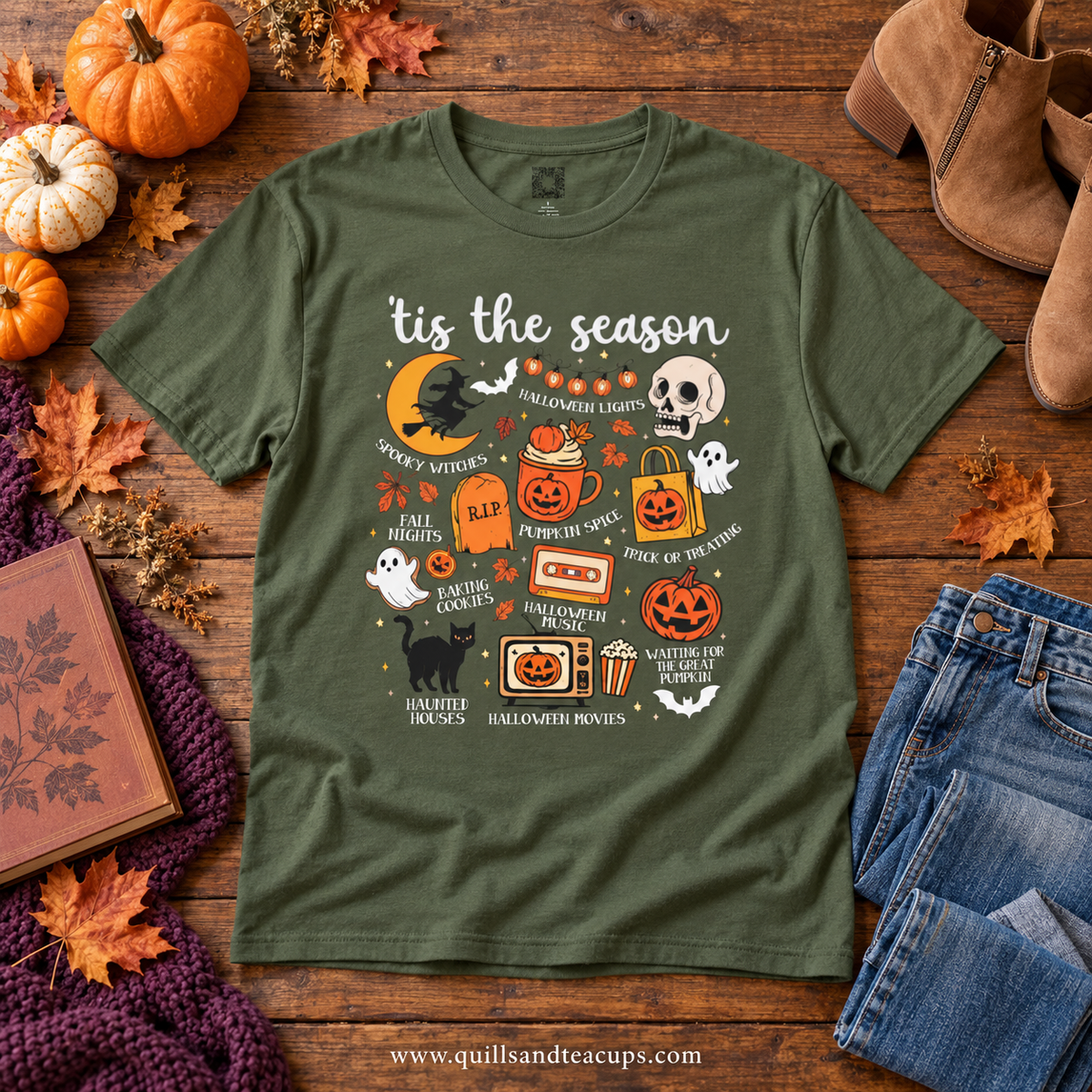 Tis the (Spooky) Season — Unisex Tee for the One Who Decorates in August