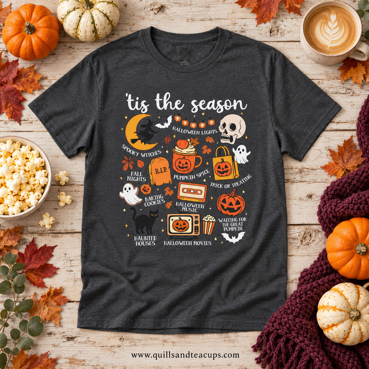 Tis the (Spooky) Season — Unisex Tee for the One Who Decorates in August