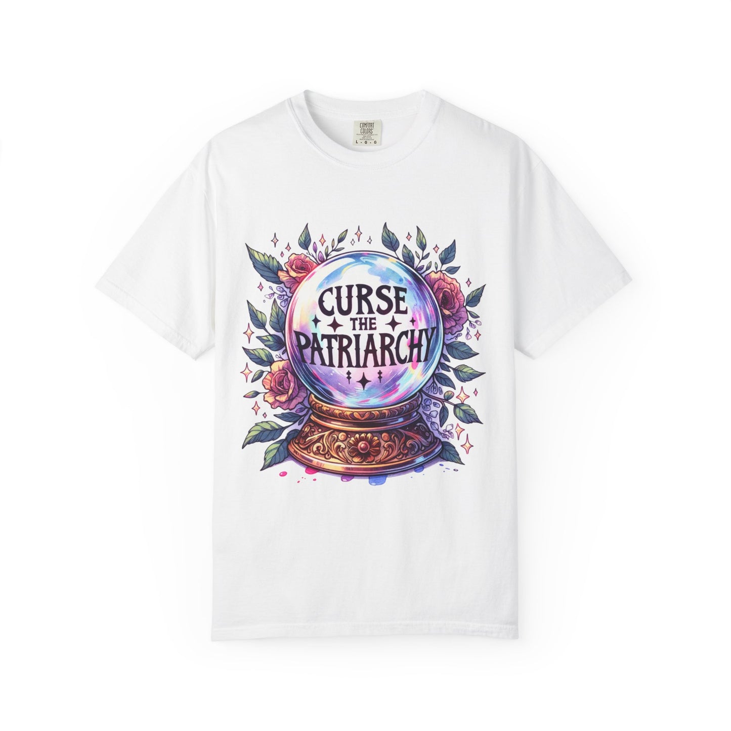 Curse the Patriarchy T-Shirt, Unisex Garment-Dyed Tee for Feminists, Gift for Women, Activist Apparel, Casual Wear, Vintage Style
