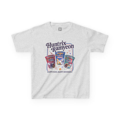 Huntrix Ramyeon Kids Tee - Demon Hunter Shirt for Food Lovers, Perfect for Birthdays, Parties, and Everyday Wear, Youth Cotton T-Shirt