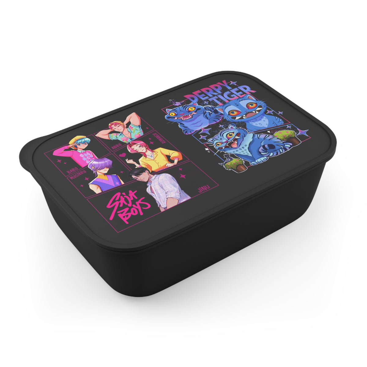 Saja Boys & Derpy Tiger Bento Box — Lunch Just Got a Main Character Moment