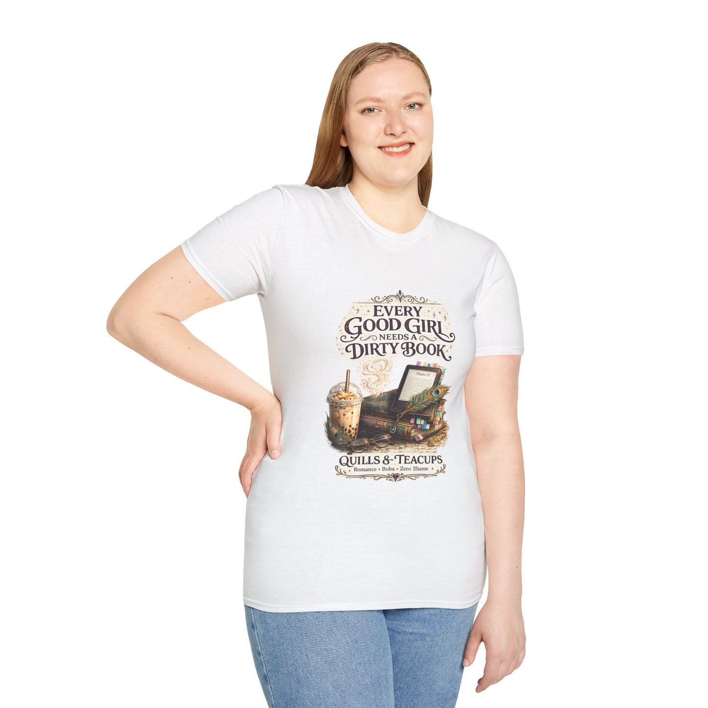 Every Good Girl Needs a Dirty Book Tee ☕📚✨