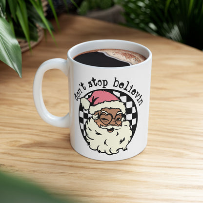 Santa "Keep Believin" Mug