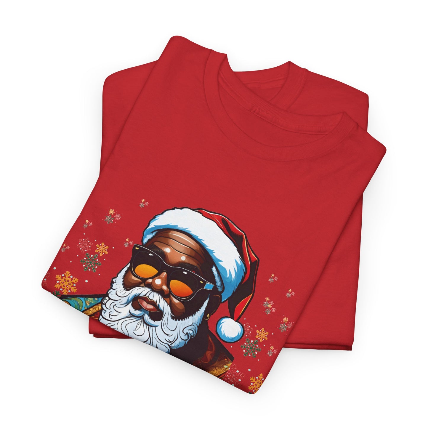 T-Shirt — "Big Nick Energy" Santa Graphic Tee | Christmas Holiday Gift