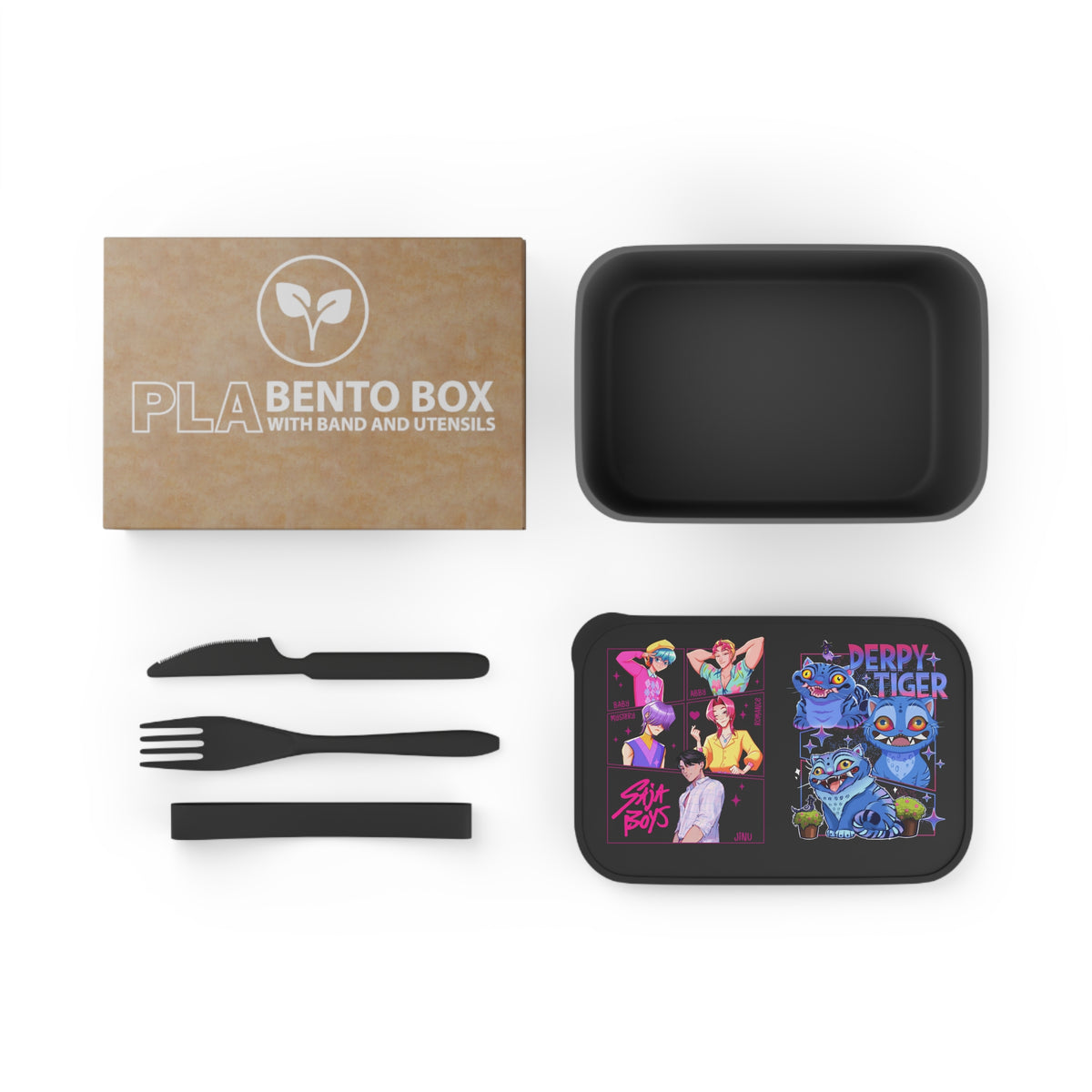 Saja Boys & Derpy Tiger Bento Box — Lunch Just Got a Main Character Moment