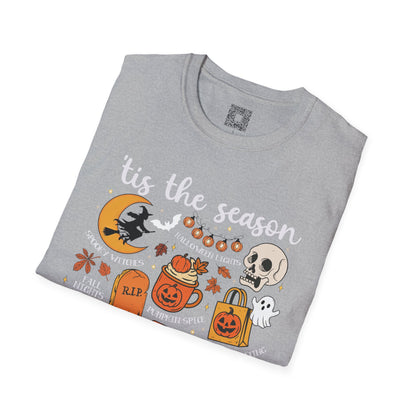 Tis The Season t-shirt, Spooky Season shirt, Spooky Season Shirt, Fall Fashion Top, Halloween Gift, Cozy Autumn Wear, Pumpkin Shirt