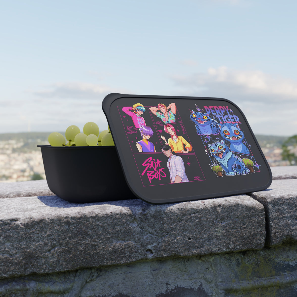 Saja Boys & Derpy Tiger Bento Box — Lunch Just Got a Main Character Moment