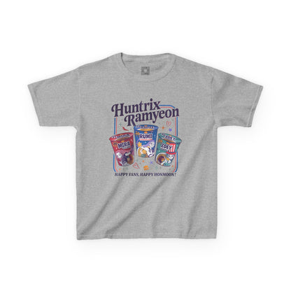 Huntrix Ramyeon Kids Tee - Demon Hunter Shirt for Food Lovers, Perfect for Birthdays, Parties, and Everyday Wear, Youth Cotton T-Shirt