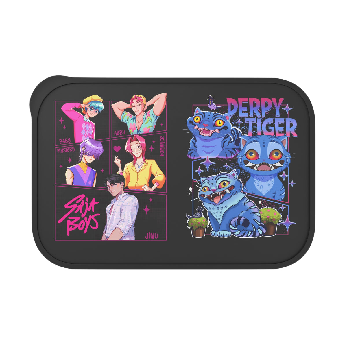 Saja Boys & Derpy Tiger Bento Box — Lunch Just Got a Main Character Moment