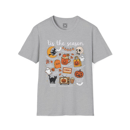Tis The Season t-shirt, Spooky Season shirt, Spooky Season Shirt, Fall Fashion Top, Halloween Gift, Cozy Autumn Wear, Pumpkin Shirt
