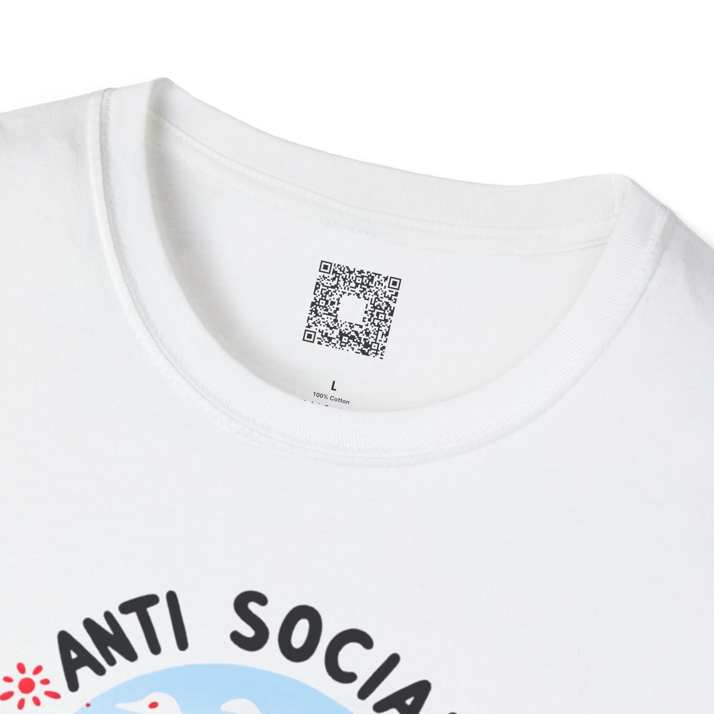 Anti-Social Book Club T-Shirt, Perfect for Book Lovers, Ghost Design Tee, Spooky Season, Unique Gift Idea, Unisex