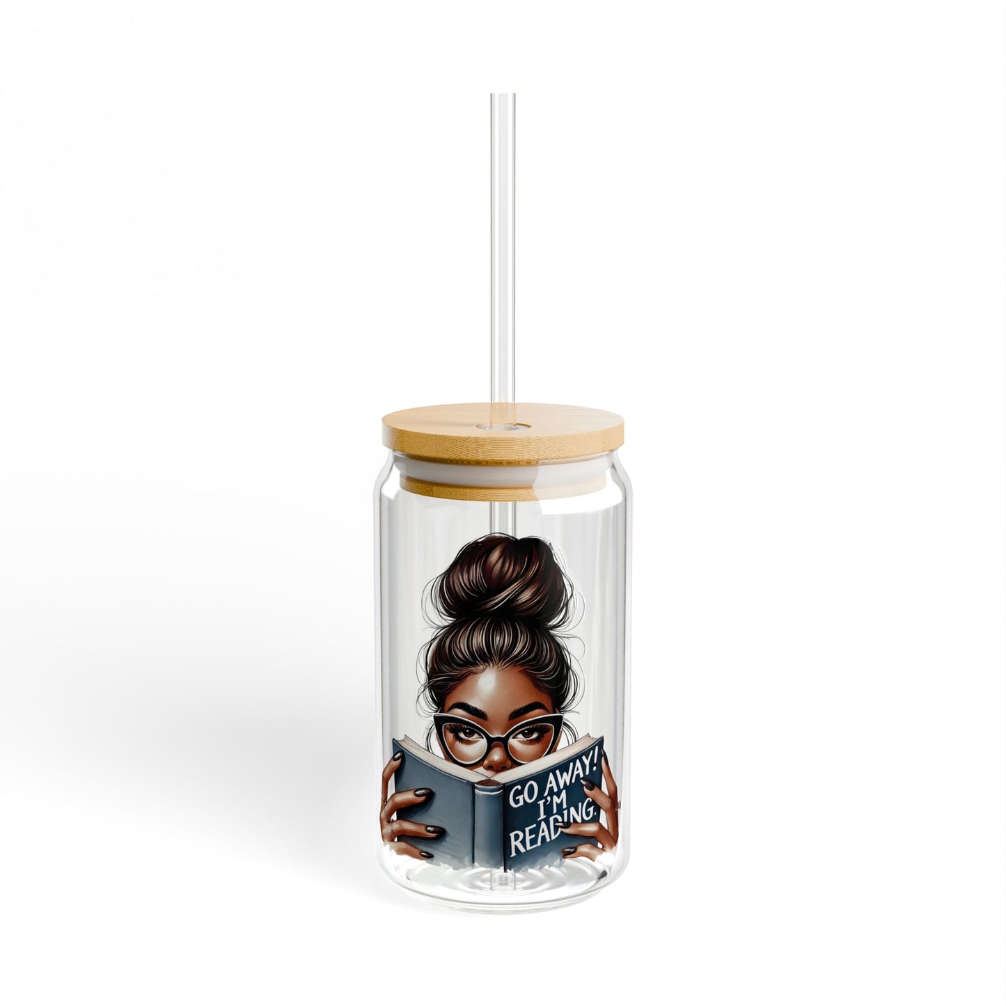 Go Away I Reading Glass Tumbler - Perfect for Readers, Stylish Drinkware for Home, Unique Gift Idea, Eco-Friendly Beverage Container, Fun [...]