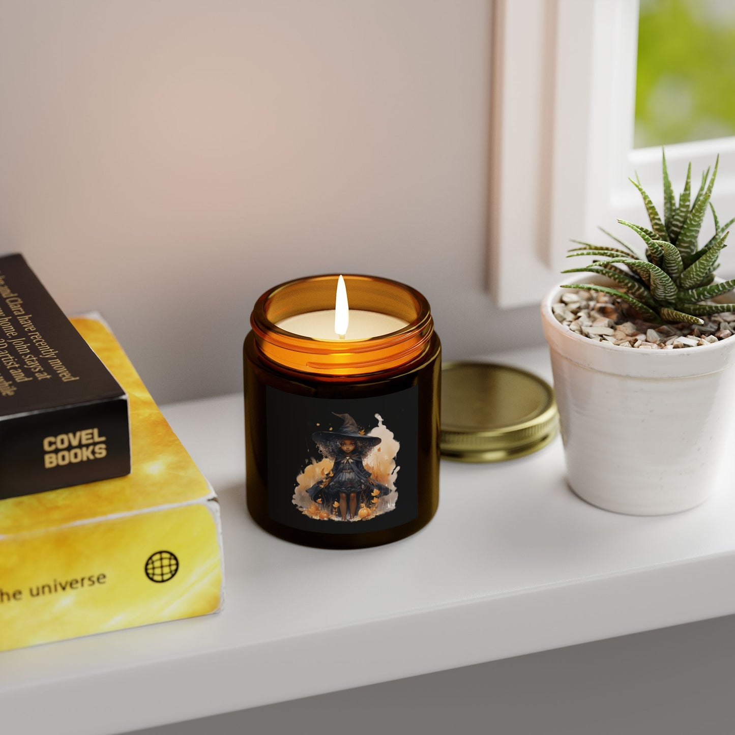 Enchanting Witch Scented Candle - Cozy Decor for Fall & Halloween, Gift for Witchy Souls, Summoning Relaxation, Aromatic Home Accents