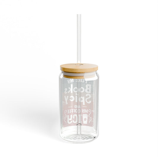 Spicy Book Lover Sipper Glass | 16oz Coffee & Tea Tumbler | Perfect Gift for Readers & Coffee Aficionados | Eco-Friendly Drinkware | [...]