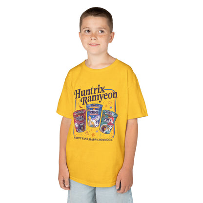 Huntrix Ramyeon Kids Tee - Demon Hunter Shirt for Food Lovers, Perfect for Birthdays, Parties, and Everyday Wear, Youth Cotton T-Shirt