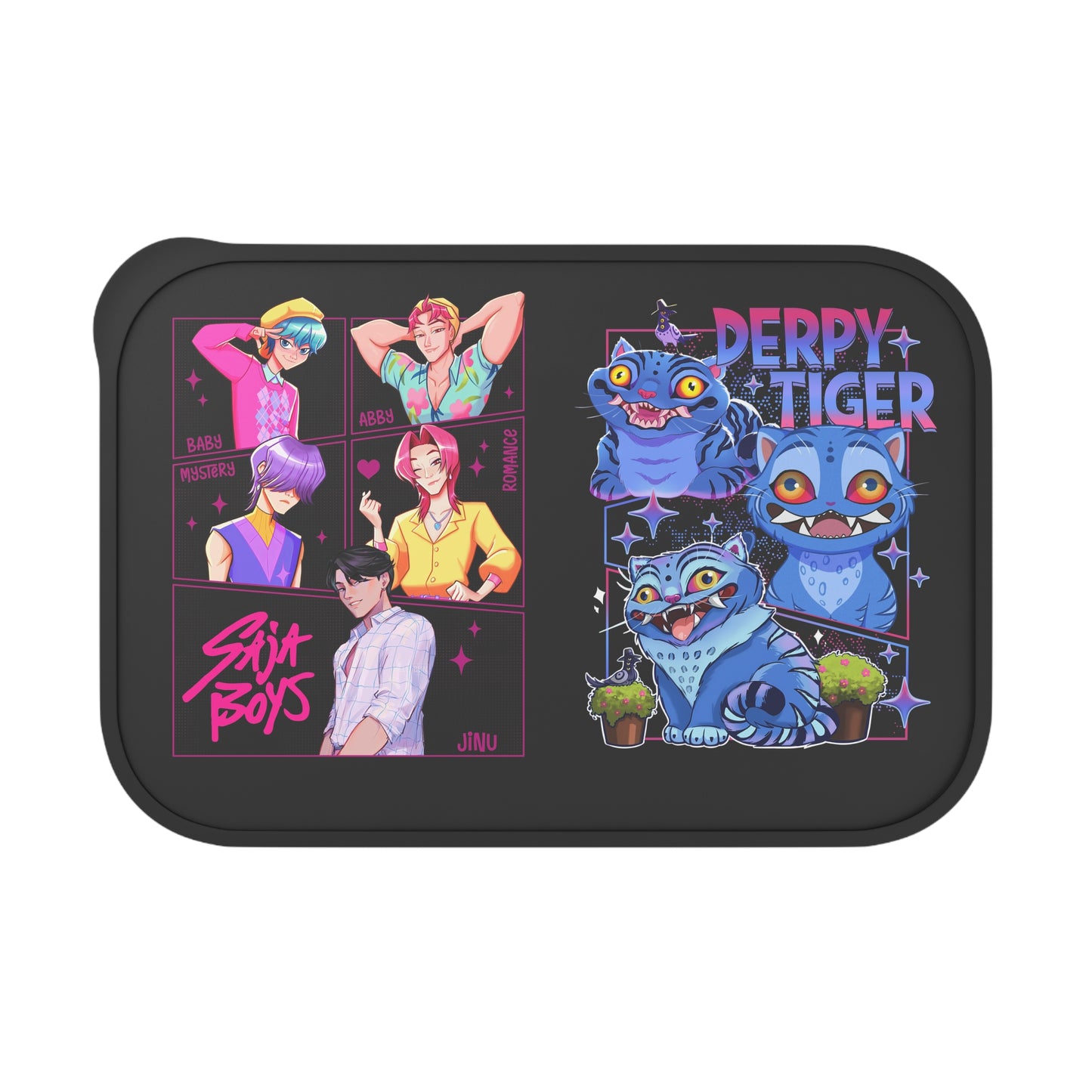 Saja Boys & Derpy Tiger Bento Box — Lunch Just Got a Main Character Moment